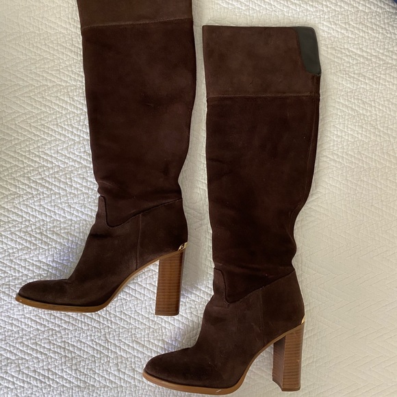 Michael Kors Shoes - Michael Kors Regina Suede Knee High Boots size 8.5